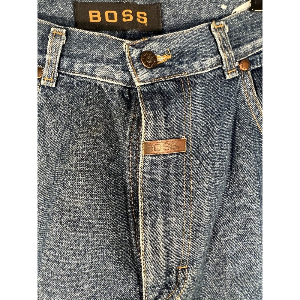 Vintage Boss Jeans Men's 34 Blue Denim Y2K‎ - Picture 5 of 10